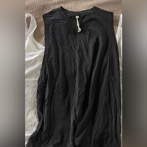 Lululemon All Yours Boyfriend Tank size 10 Black
